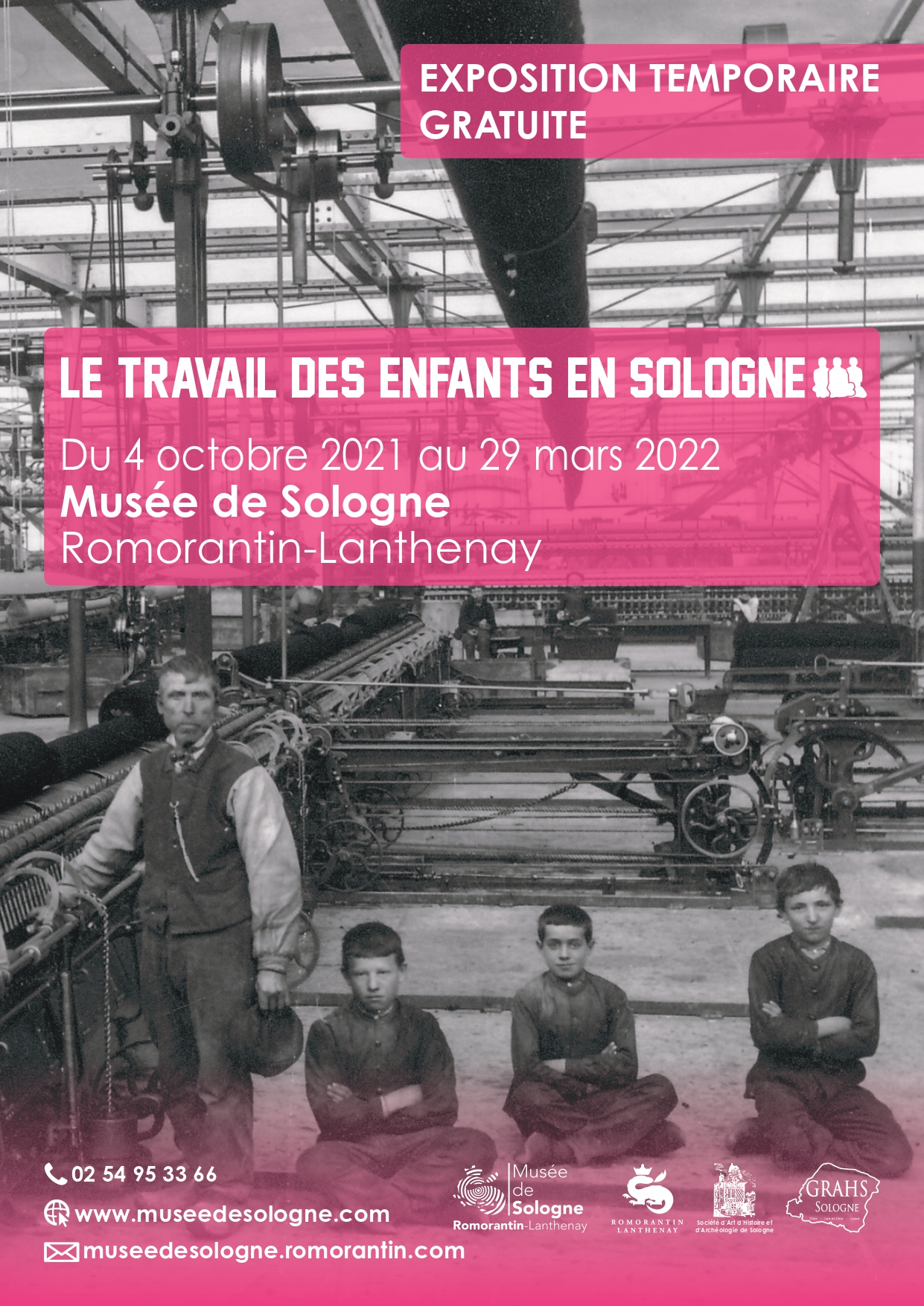 Exposition : "Le travail des enfants en Sologne" @ Musée de Sologne