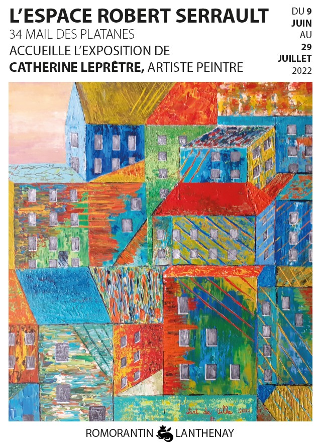 Exposition de l'artiste peintre Catherine Leprêtre à l'Espace Robert Serrault