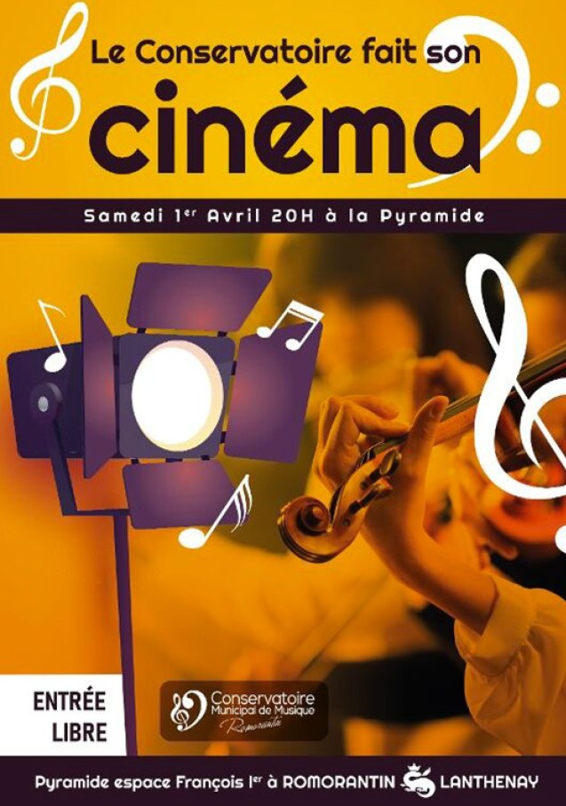 Le conservatoire fait son cinéma @ Pyramide Centre Culturel