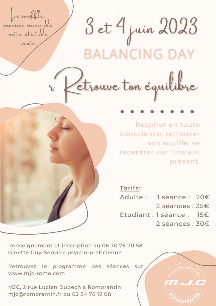 Balancing Day à la MJC, souffle et équilibre