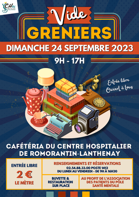Vide-greniers au Centre Hospitalier